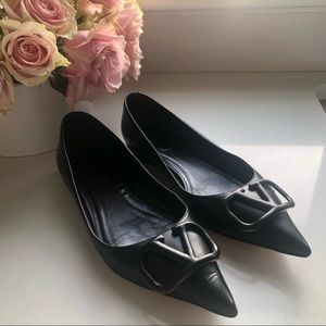 Valentino Black  flat shoes